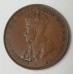 AUSTRALIA 1924 . ONE 1 PENNY . ERROR . DIE CRACKS THROUGH DATE